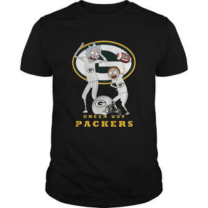 Rick And Morty Green Bay Packers Shirt